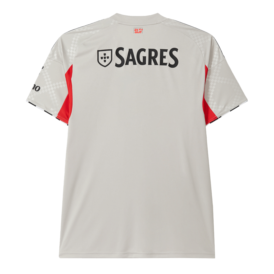 Camiseta de fútbol visitante del Benfica 2025/26 beige