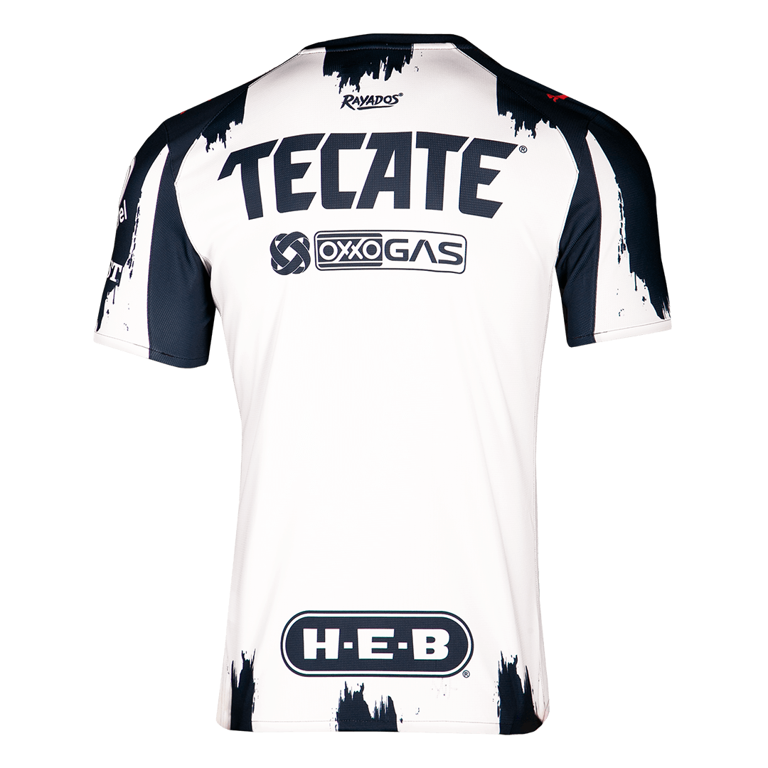 Camiseta de fútbol local del Monterrey 25/26 Blanco y Azul Marino