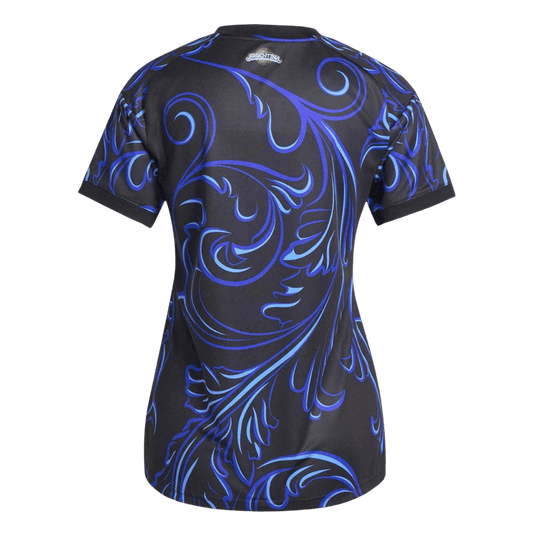 Camiseta de fútbol femenina de Argentina, visitante, Copa Mundial 2026, color negro