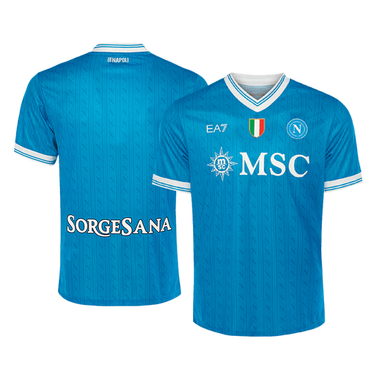 Camiseta de fútbol local del Napoli 2025/26 azul