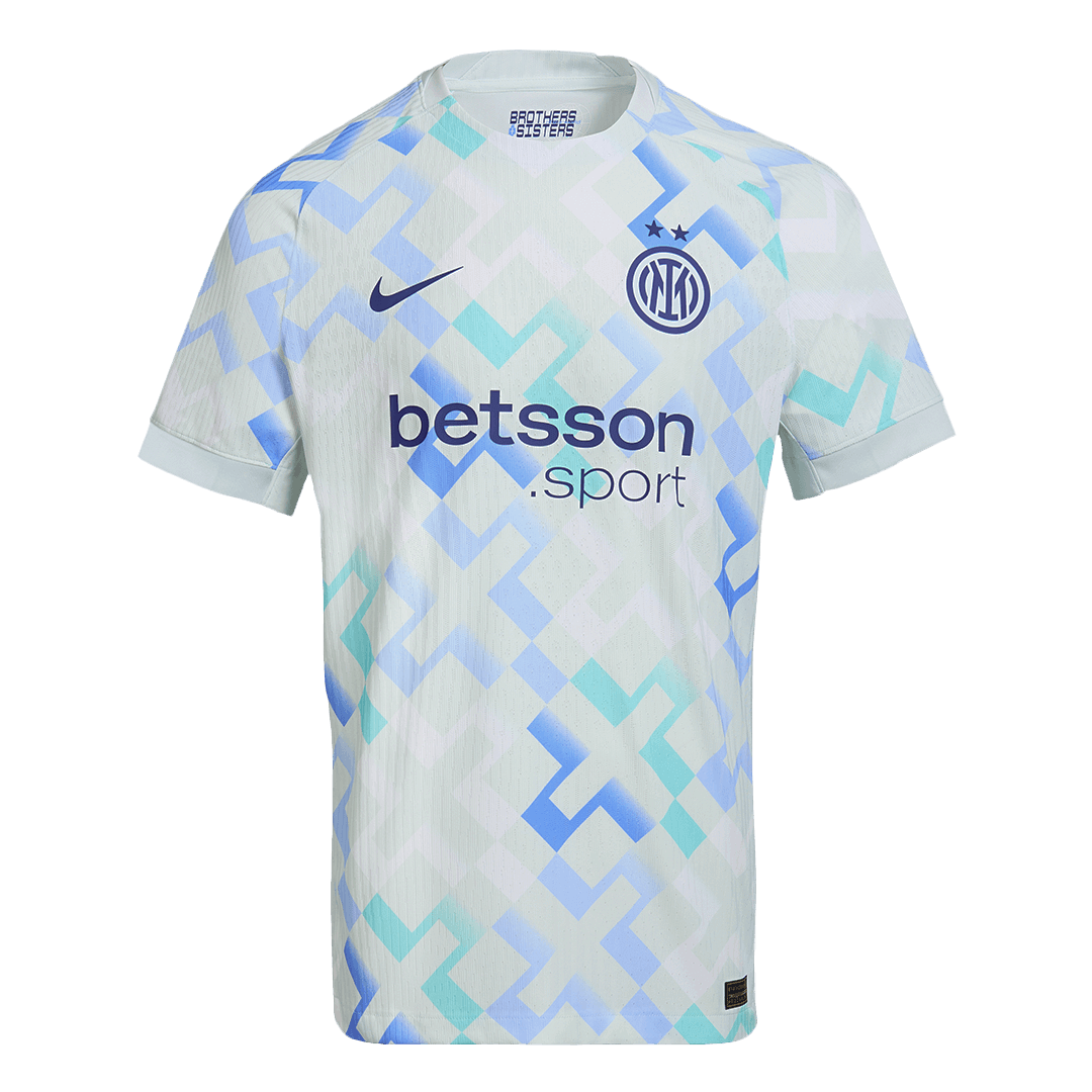 Camiseta de fútbol de visitante auténtica DUMFRIES #2 del Inter de Milán 2025/26