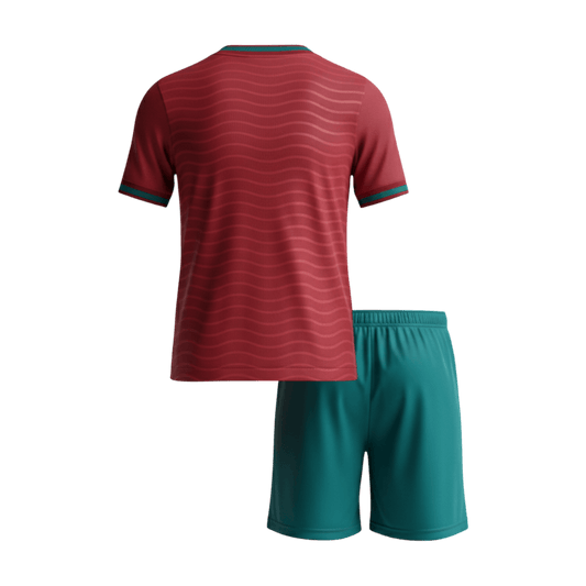 Kit de fútbol local de Portugal para niños (Kit y pantalón corto) 2026