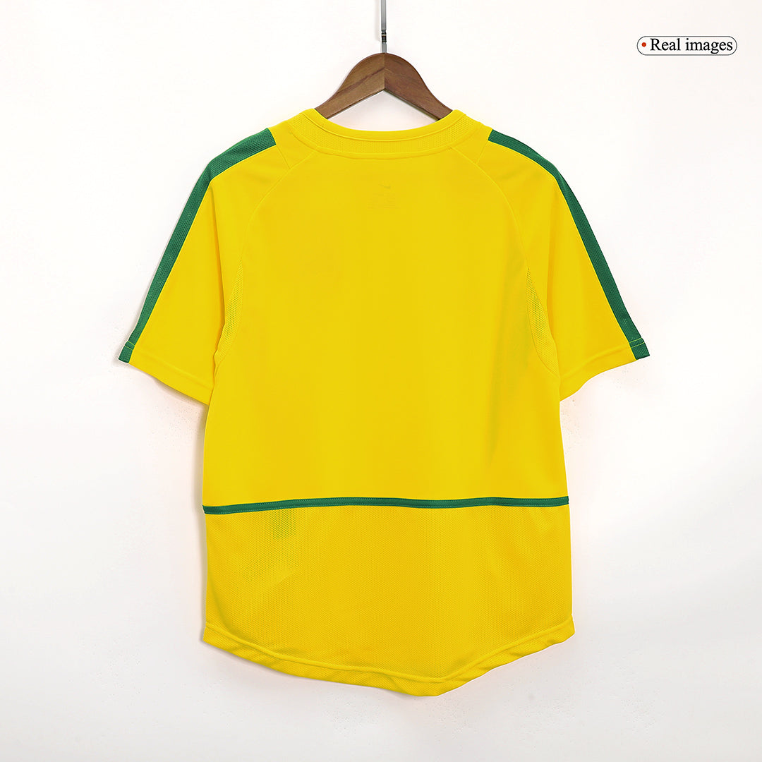 Camiseta retro de fútbol local de Brasil 2002/03