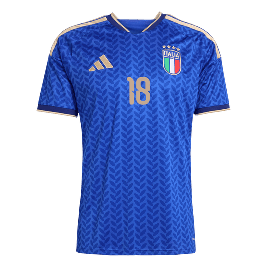 Camiseta de local de Italia BARELLA #18 para el Mundial 2026 (hombre)