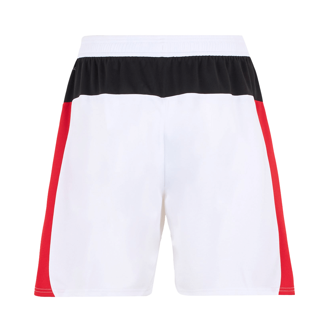 Pantalón corto de fútbol visitante del AC Milan 25/26 blanco