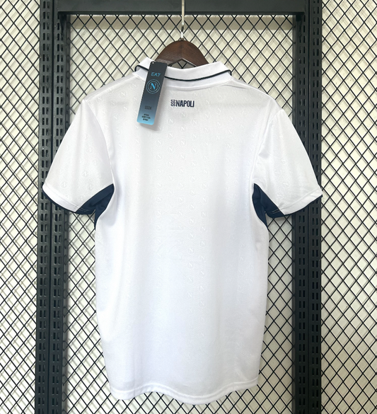 Camiseta blanca del Napoli 24/25