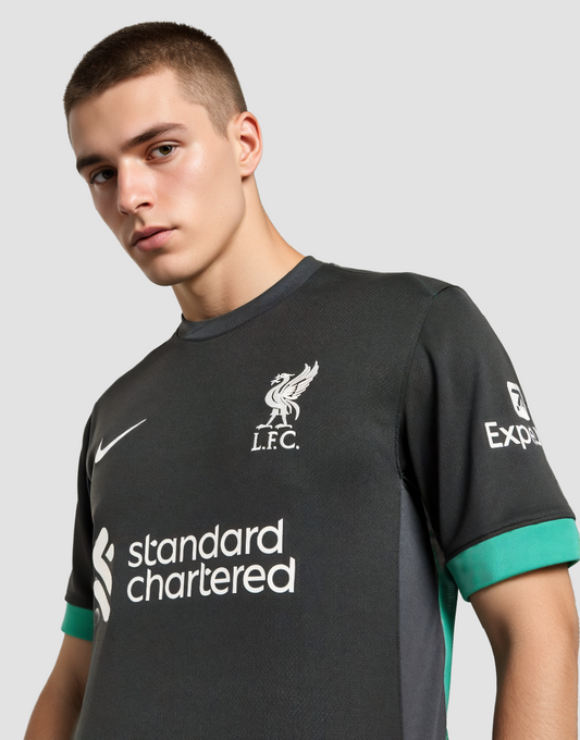 Camiseta de fútbol visitante del Liverpool
