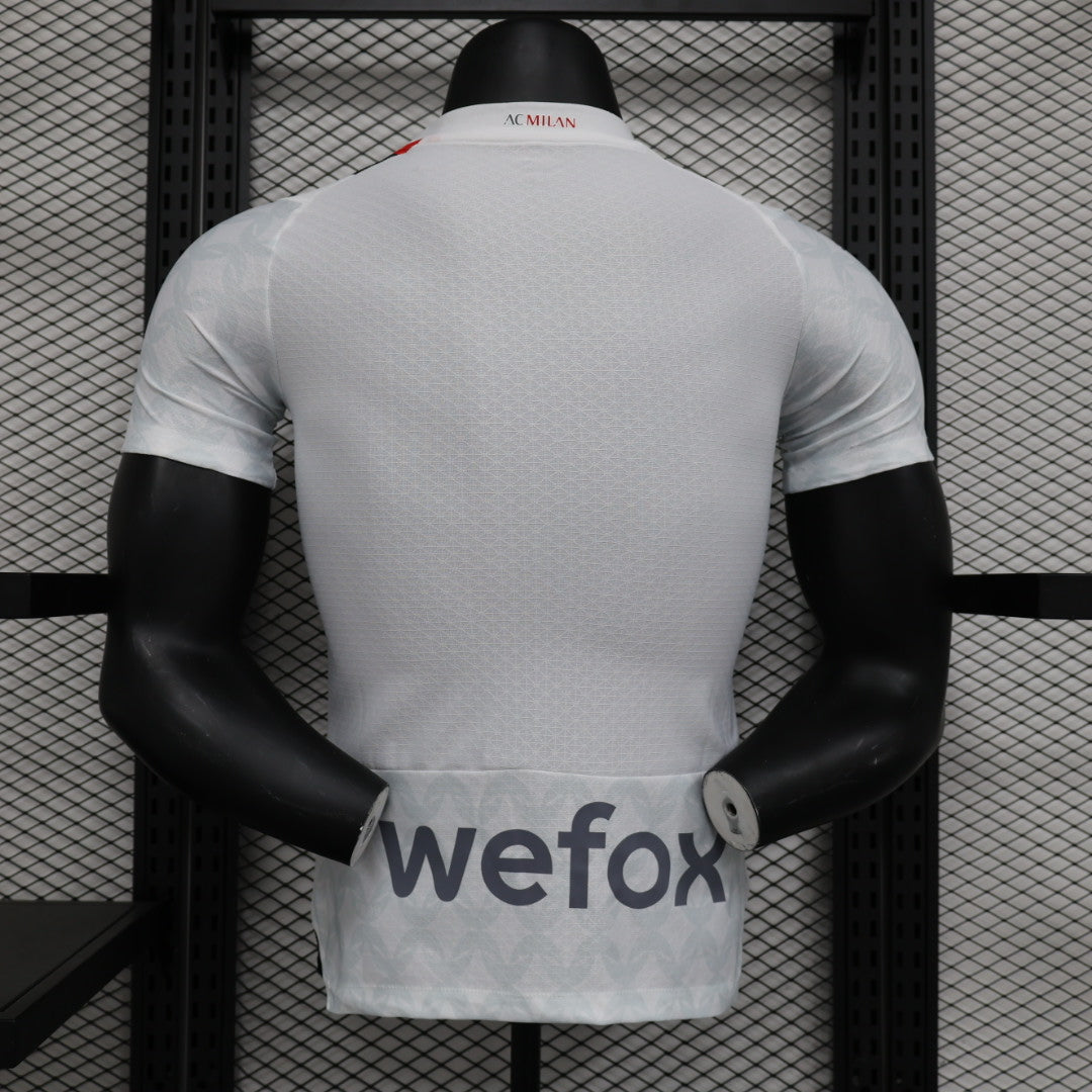 Equipación visitante del AC Milan, versión jugador, temporada 2023/2024