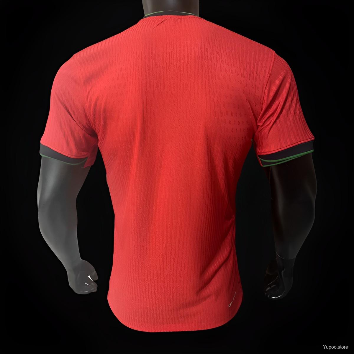 Kit local de Portugal, versión de jugador 2023/2024