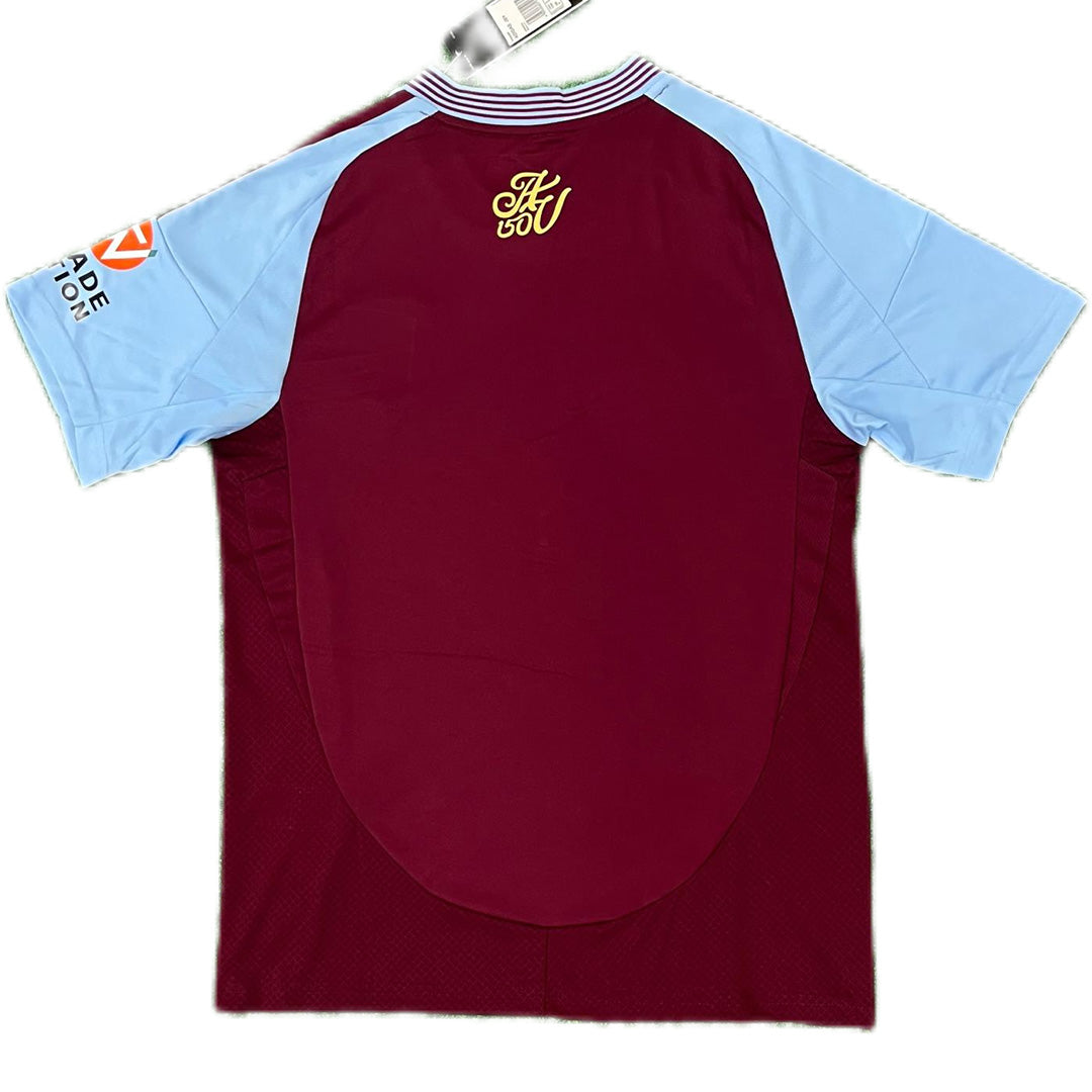 Camiseta de fútbol local del Aston Villa 2024/25 roja