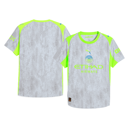 Camiseta de fútbol de visitante del Manchester City 2025/26 (auténtica)