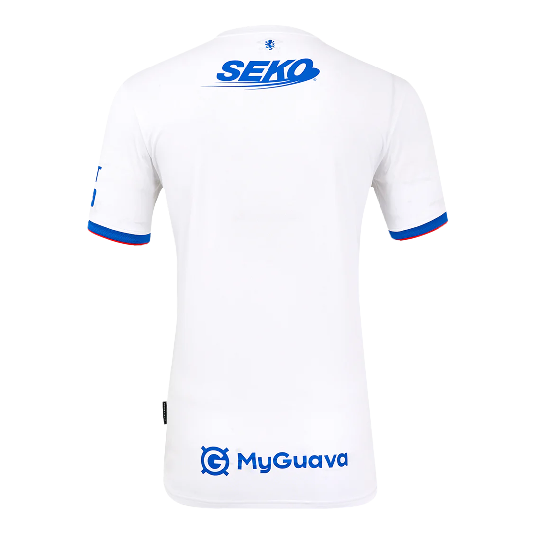 Camiseta de visitante del Glasgow Rangers 2025/26, blanca