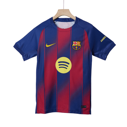 Camiseta de fútbol local del Barcelona ROONY #19 2025/26, roja y azul