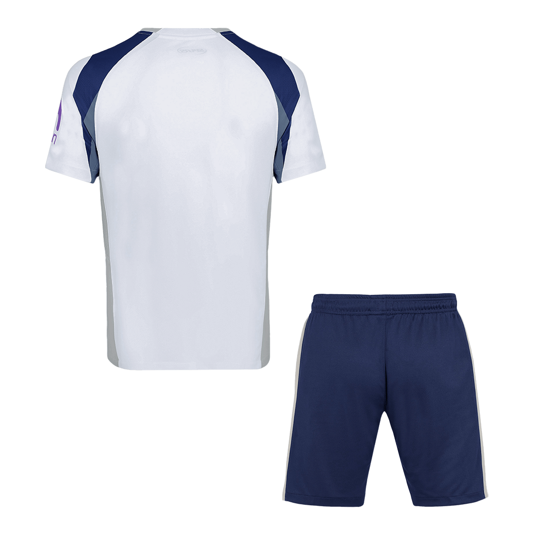 Kit de fútbol local del Tottenham Hotspur (camiseta y pantalón corto) 2025/26, color blanco