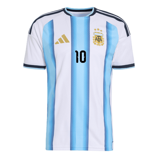 Camiseta de local de Argentina para hombre, MESSI #10, Copa Mundial 2026, versión de fútbol - Ajuste entallado