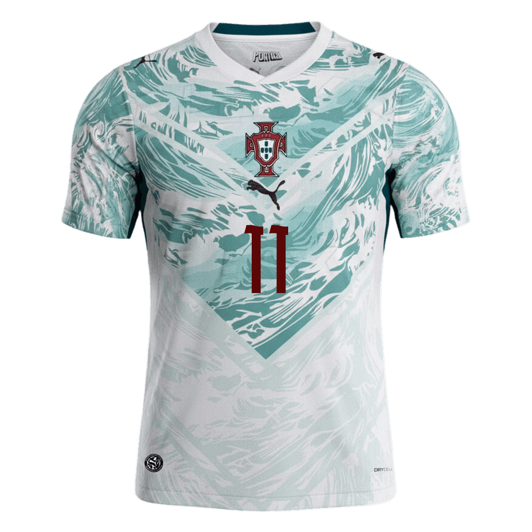 JOÃO FÉLIX #11 Portugal Camiseta de visitante Copa del Mundo 2026 Blanca y verde