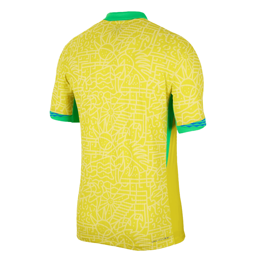 Camiseta de fútbol local auténtica de Brasil para la Copa América 2024
