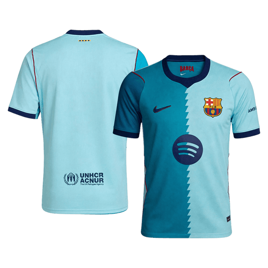 Camiseta de fútbol del Barcelona para hombre, versión para aficionados, temporada 2026/27, color azul.
