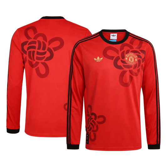 Camiseta de fútbol de manga larga del Manchester United 2025/26