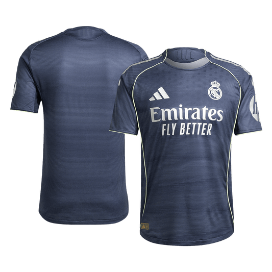 Camiseta de fútbol visitante del Real Madrid 2025/26 auténtica