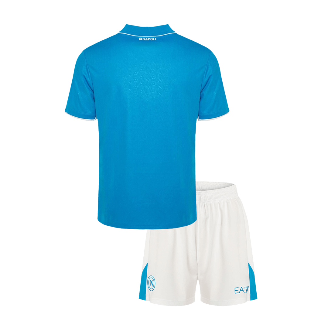 Kit de fútbol local del Napoli para niños (Kit y pantalón corto) 2024/25