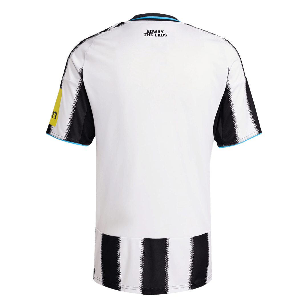 Camiseta de fútbol local del Newcastle United 2025/26 en blanco y negro