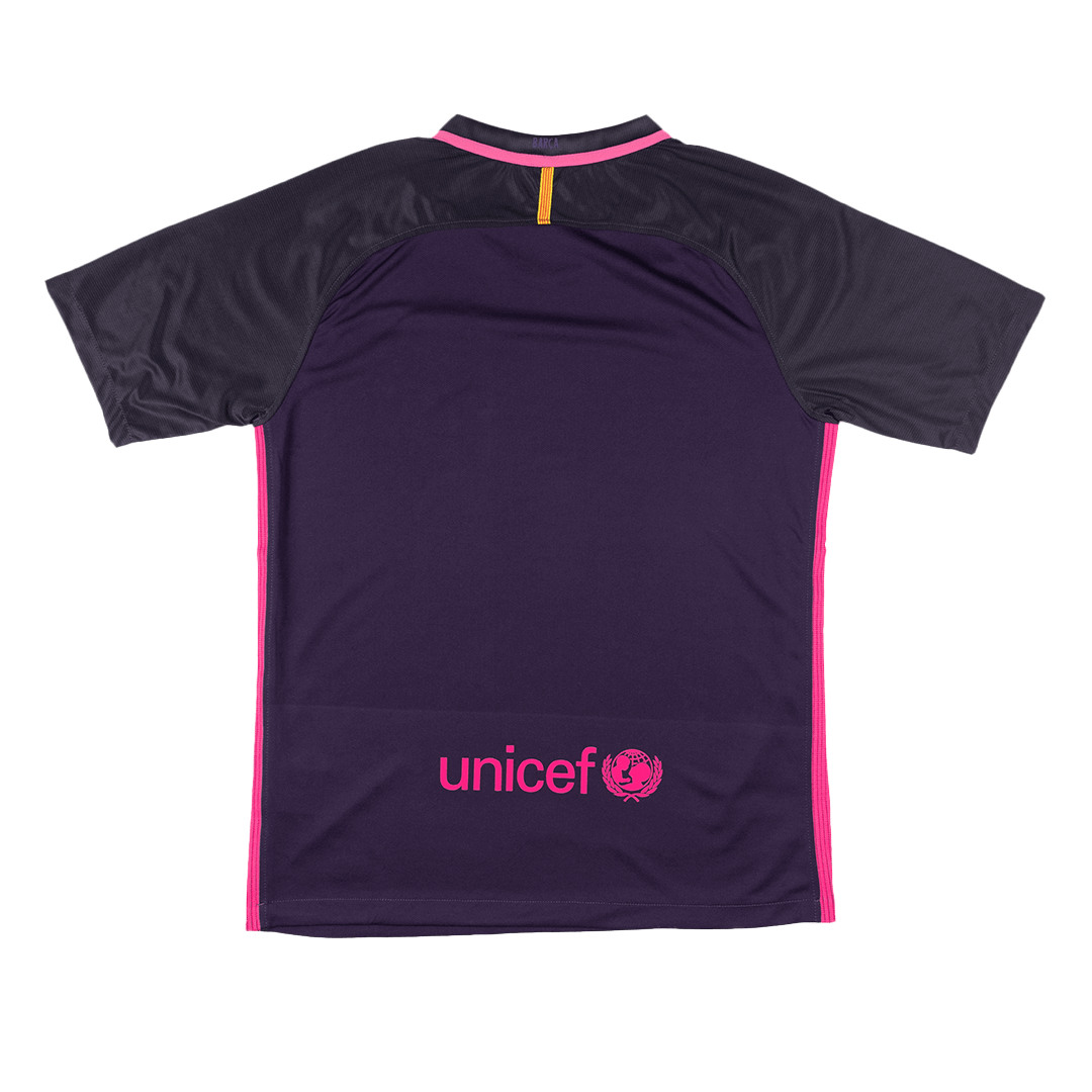 Camiseta retro de visitante del Barcelona 2016/17