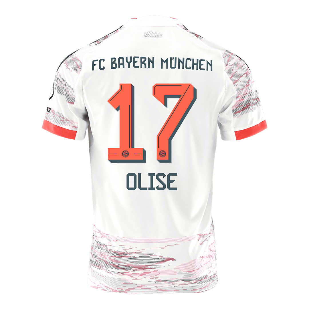 Camiseta de visitante del Bayern Múnich OLISE #17 2025/26