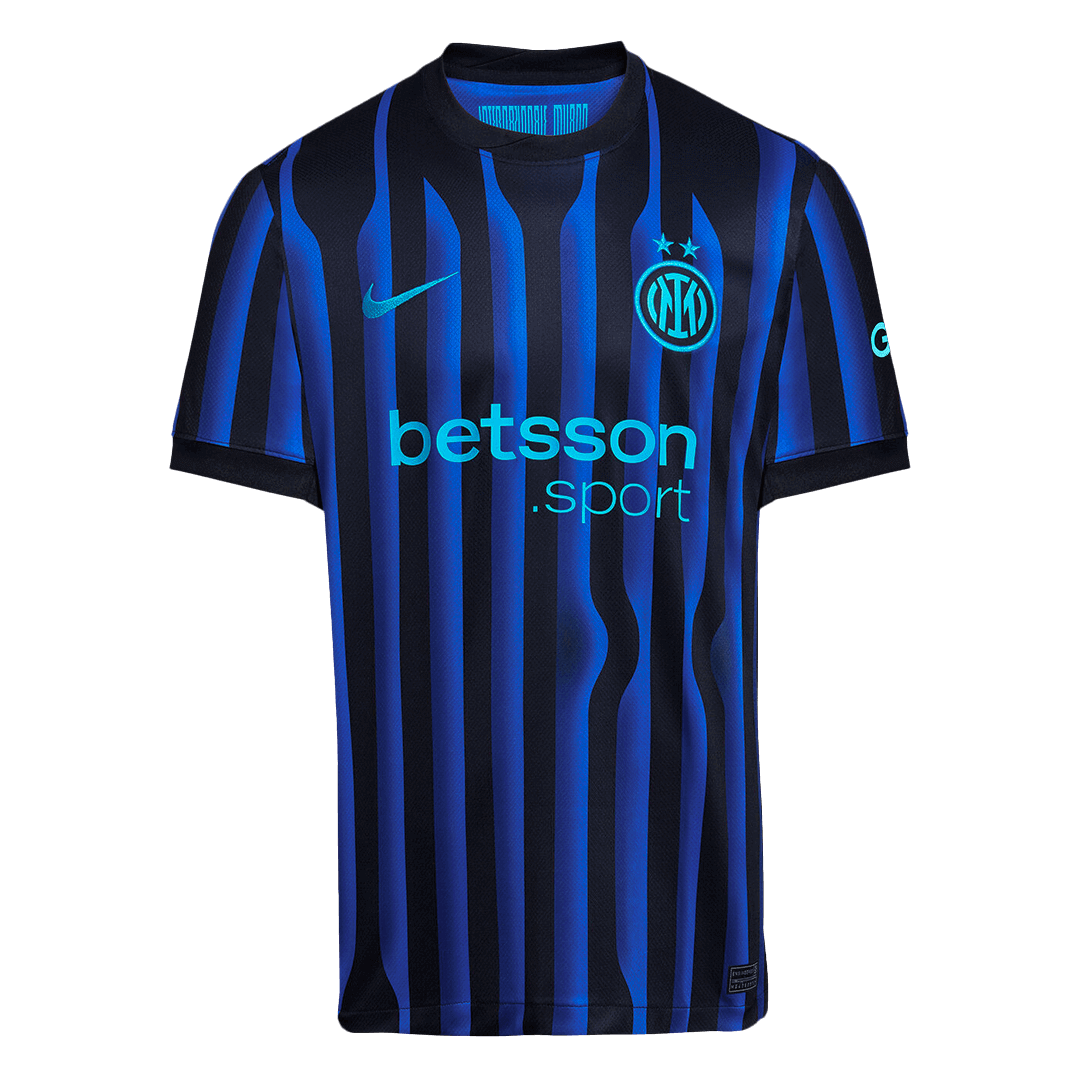Camiseta de fútbol local LAUTARO #10 Inter de Milán 2025/26 Azul y Negro