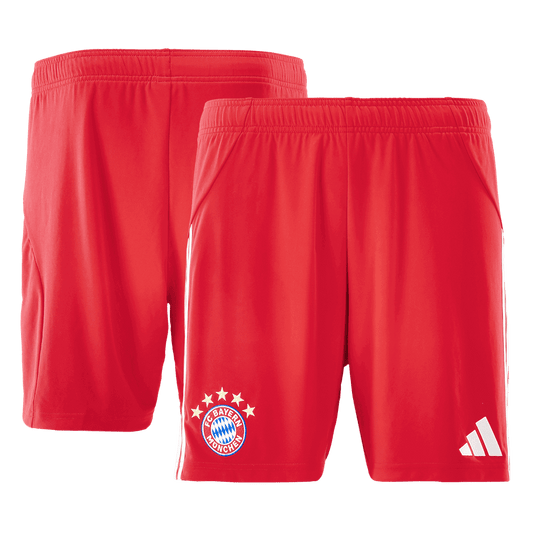 Pantalón corto de fútbol local del Bayern Múnich 25/26 rojo