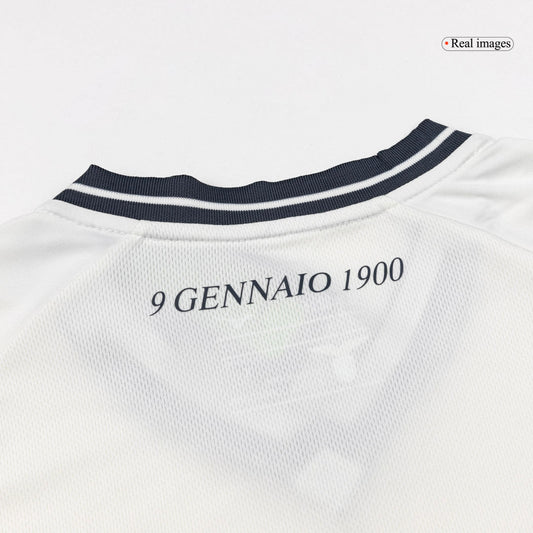 Camiseta de fútbol visitante de la Lazio 25/26 blanca