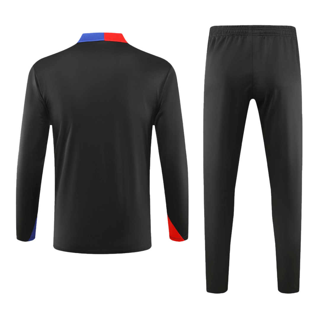Kit de sudadera con cremallera del Barcelona para niño (camiseta y pantalón) 2024/25