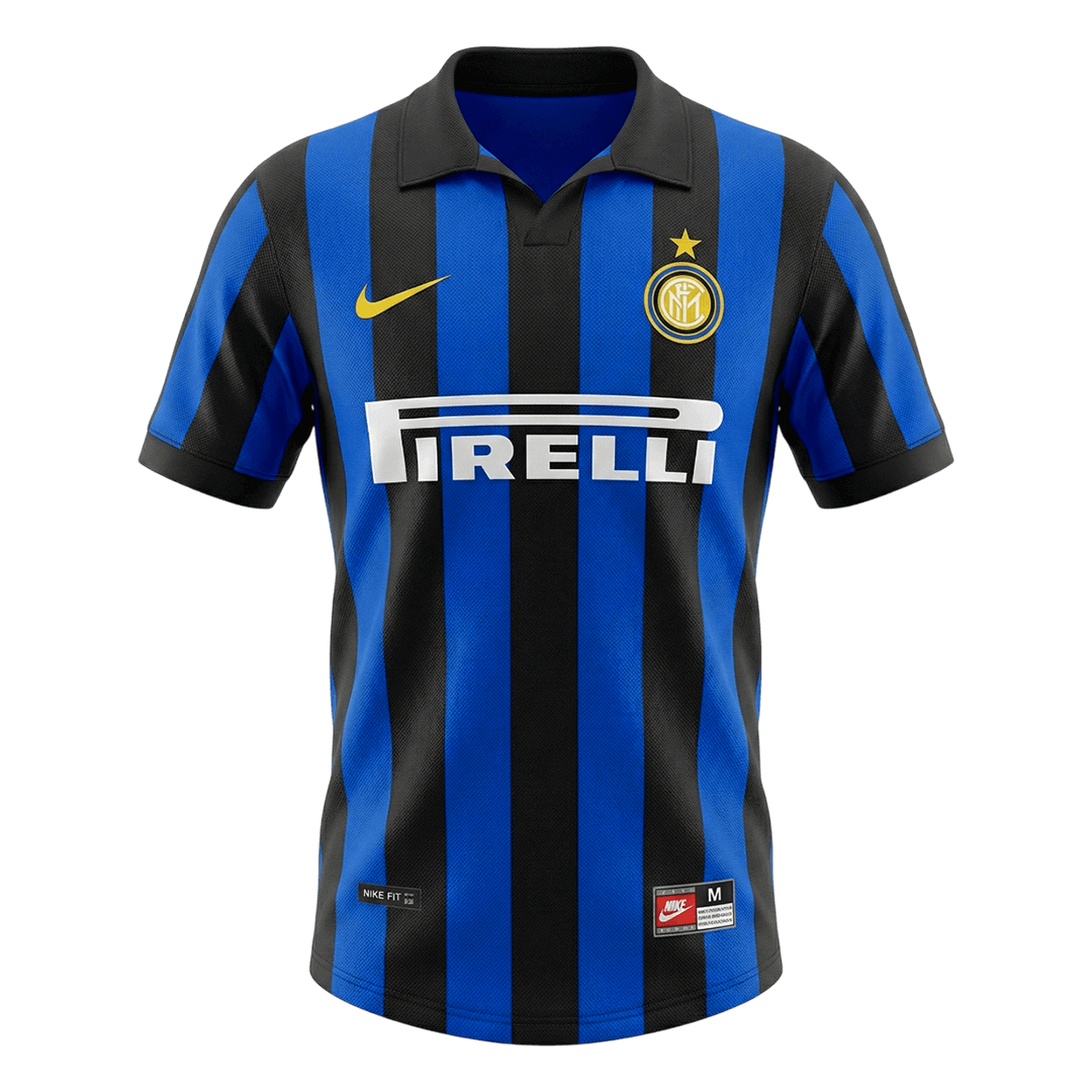 Camiseta retro de fútbol local del Inter de Milán 1998/99