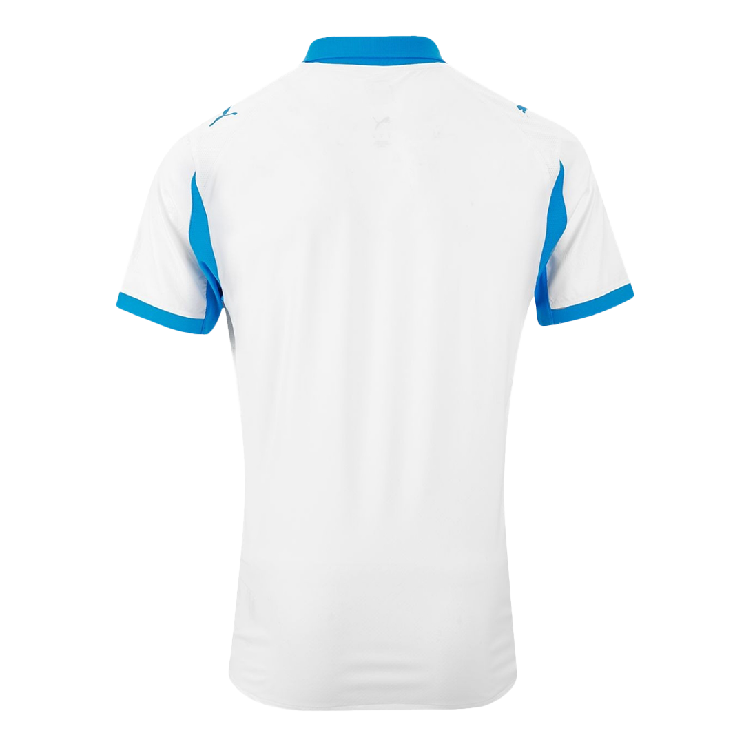 Camiseta de fútbol local auténtica del Marsella 25/26 blanca