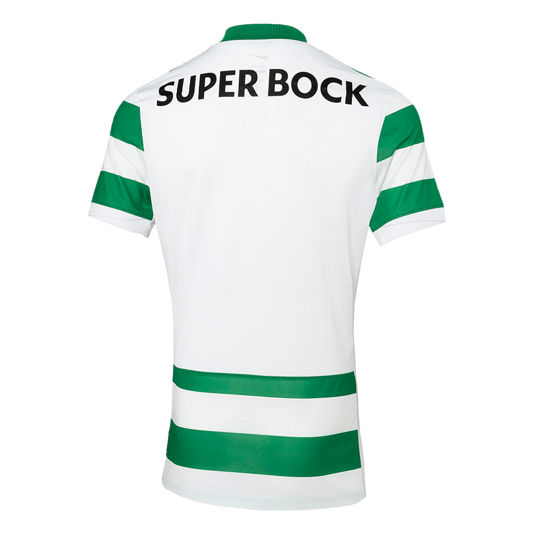 Camiseta de fútbol local del Sporting CP 25/26 verde y blanco