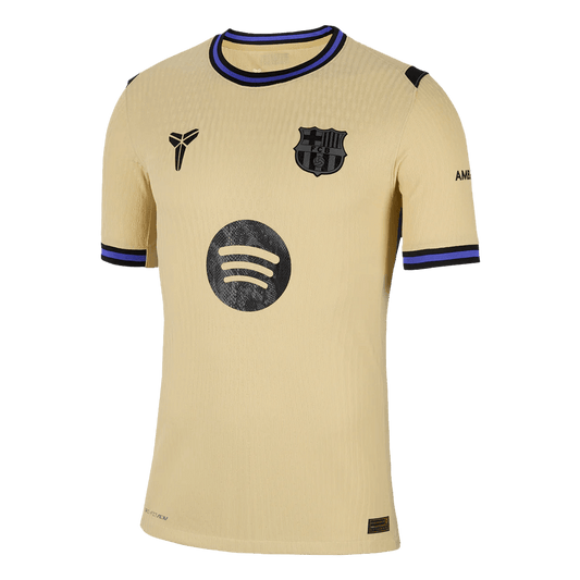 Camiseta de visitante GAVI #6 del Barcelona 2025/26, amarilla - UCL