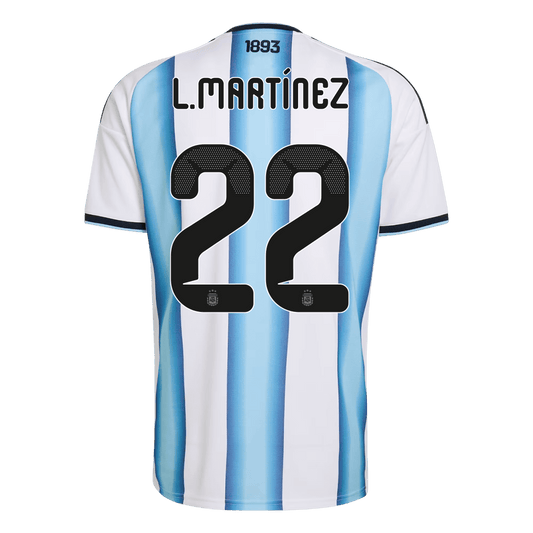 Camiseta de Futbol L.MARTÍNEZ #22 Argentina Local 2026