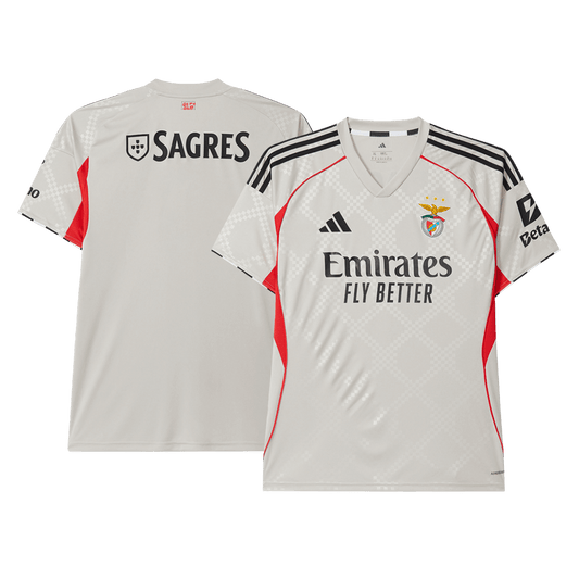 Camiseta de fútbol visitante del Benfica 2025/26 beige