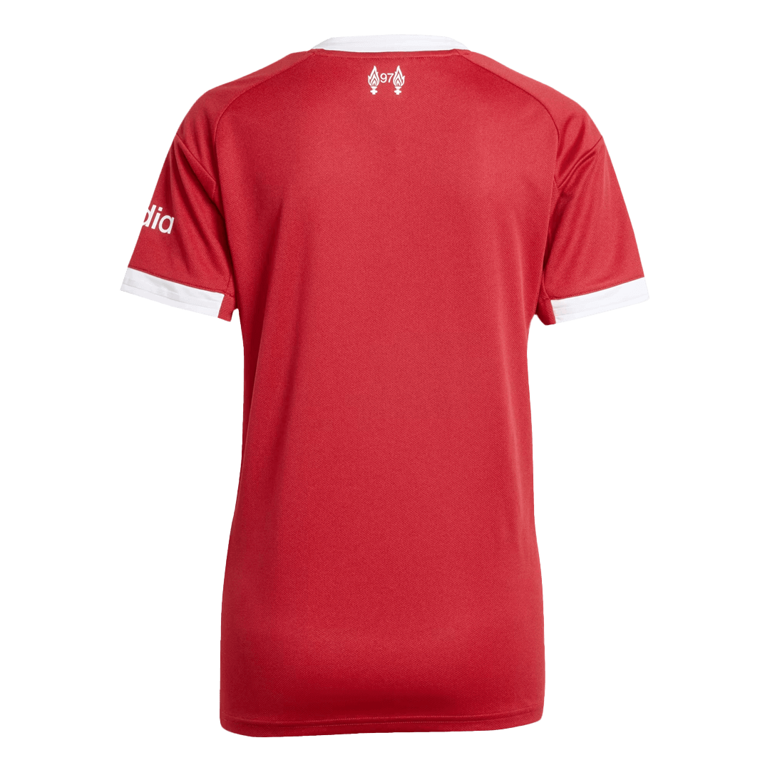 Camiseta de fútbol local del Liverpool para mujer 25/26, roja