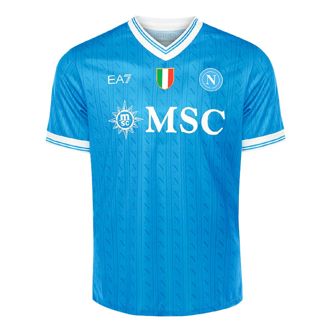 Camiseta de fútbol local LUKAKU #9 Napoli 2025/26 Azul