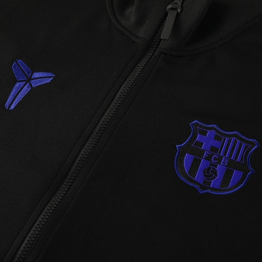 Chaqueta de entrenamiento del Barcelona 25/26 (Chaqueta + Pantalón) Negro y Morado