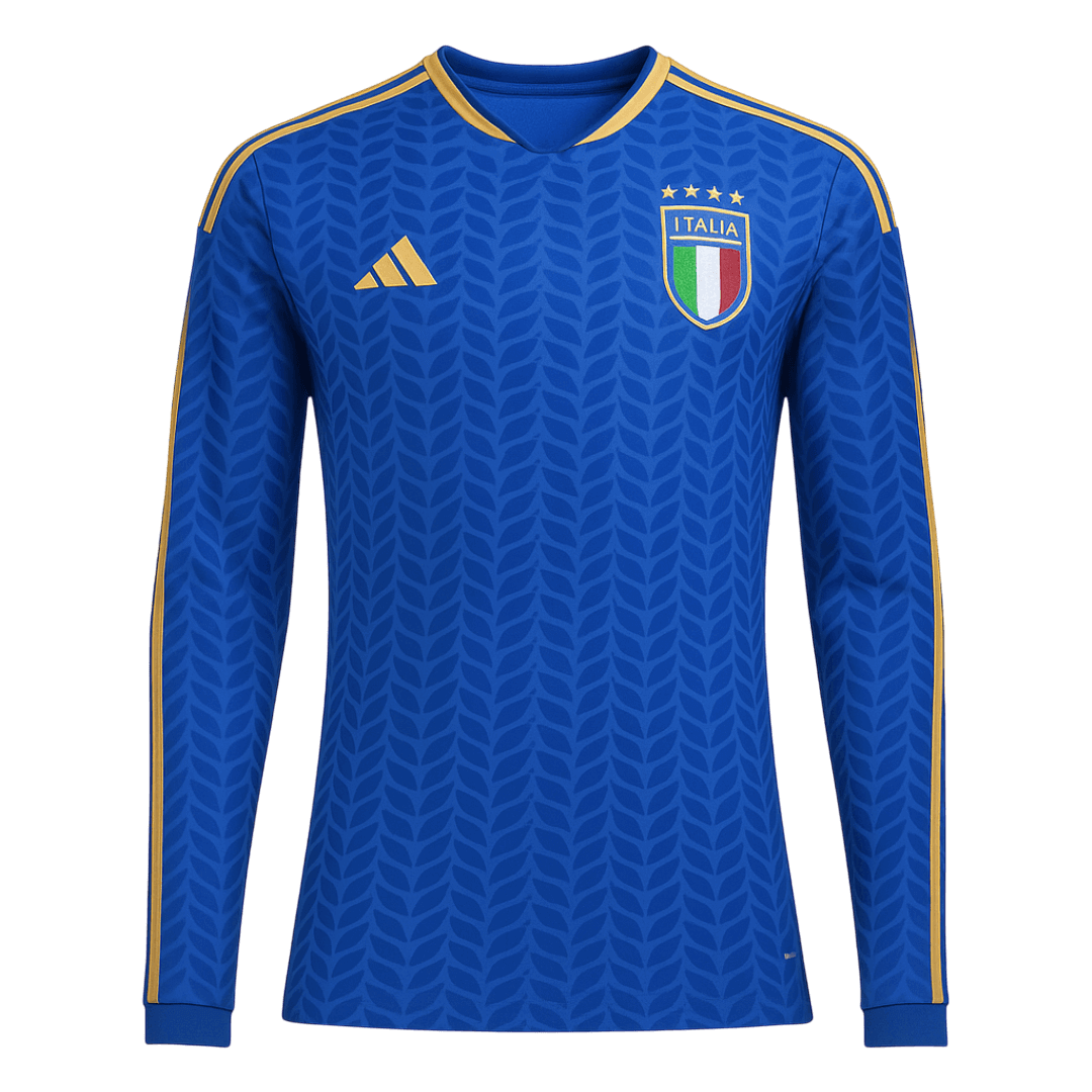 Camiseta de fútbol de manga larga de local de Italia 2026