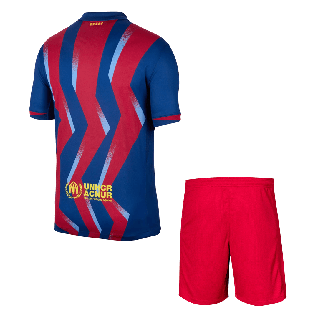 Kit de fútbol visitante del Barcelona (Kit y pantalón corto) 2025/26