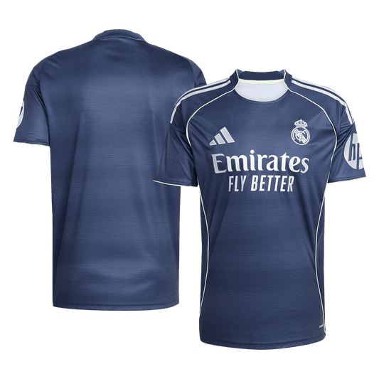 Camiseta de fútbol visitante del Real Madrid 2025/26
