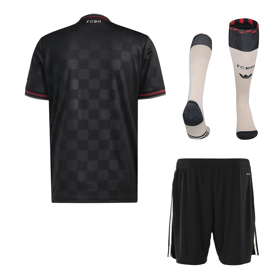 Kit de fútbol de visitante del Bayern Múnich (Kit, pantalón corto y medias) 2025/26