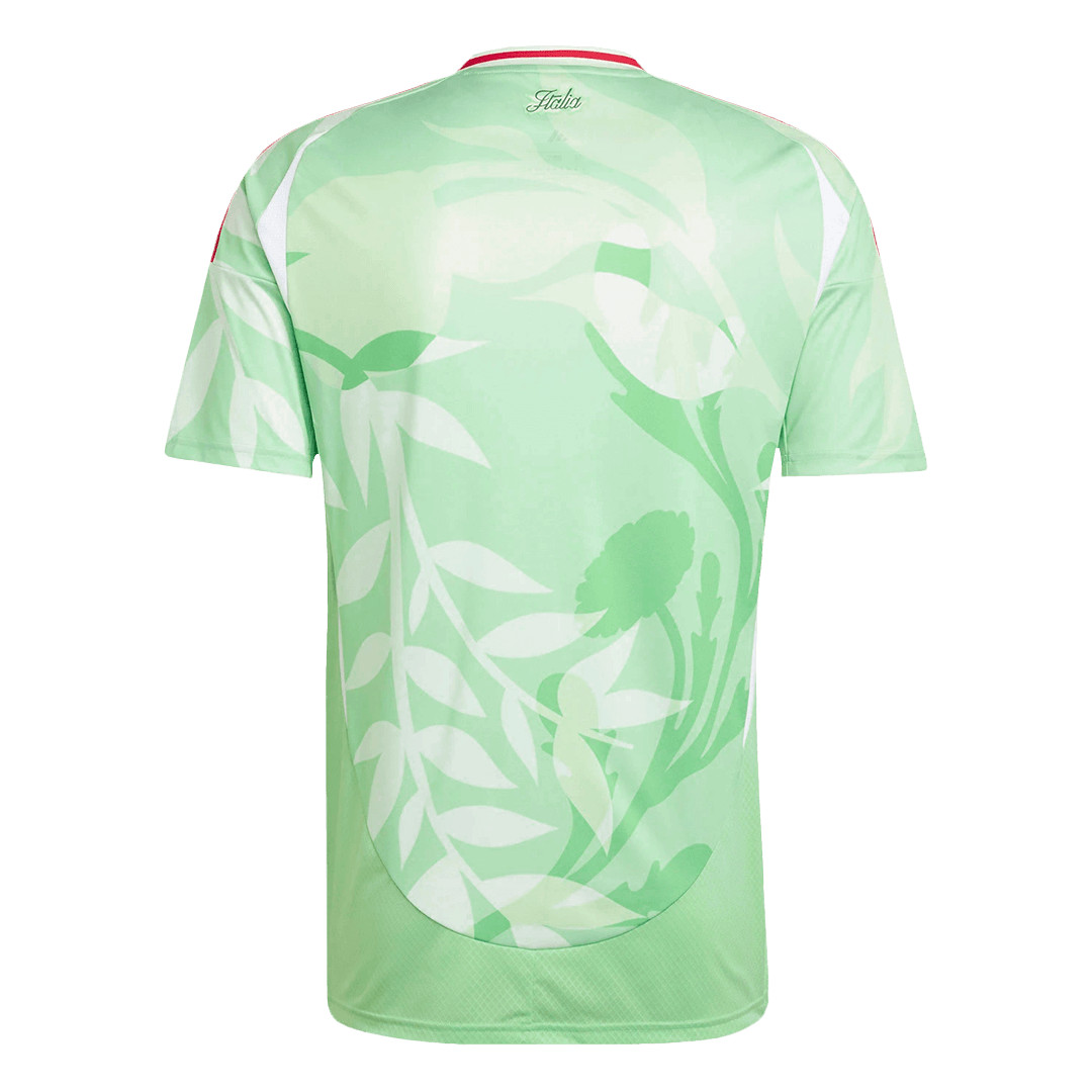 Camiseta de fútbol visitante de Italia 2025 para hombre, verde - Eurocopa femenina