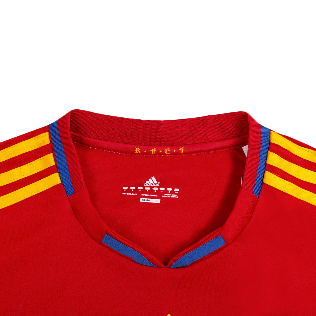 Camiseta de fútbol retro de A. INIESTA #6 2010 España local