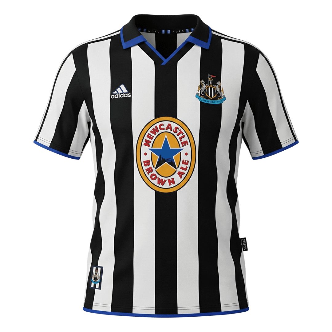 Camiseta retro de fútbol local del Newcastle United 1999/00
