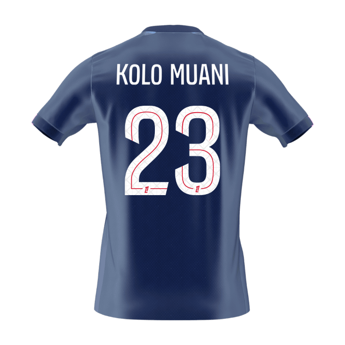 Camiseta de fútbol KOLO MUANI #23 PSG Primera equipación 2025/26