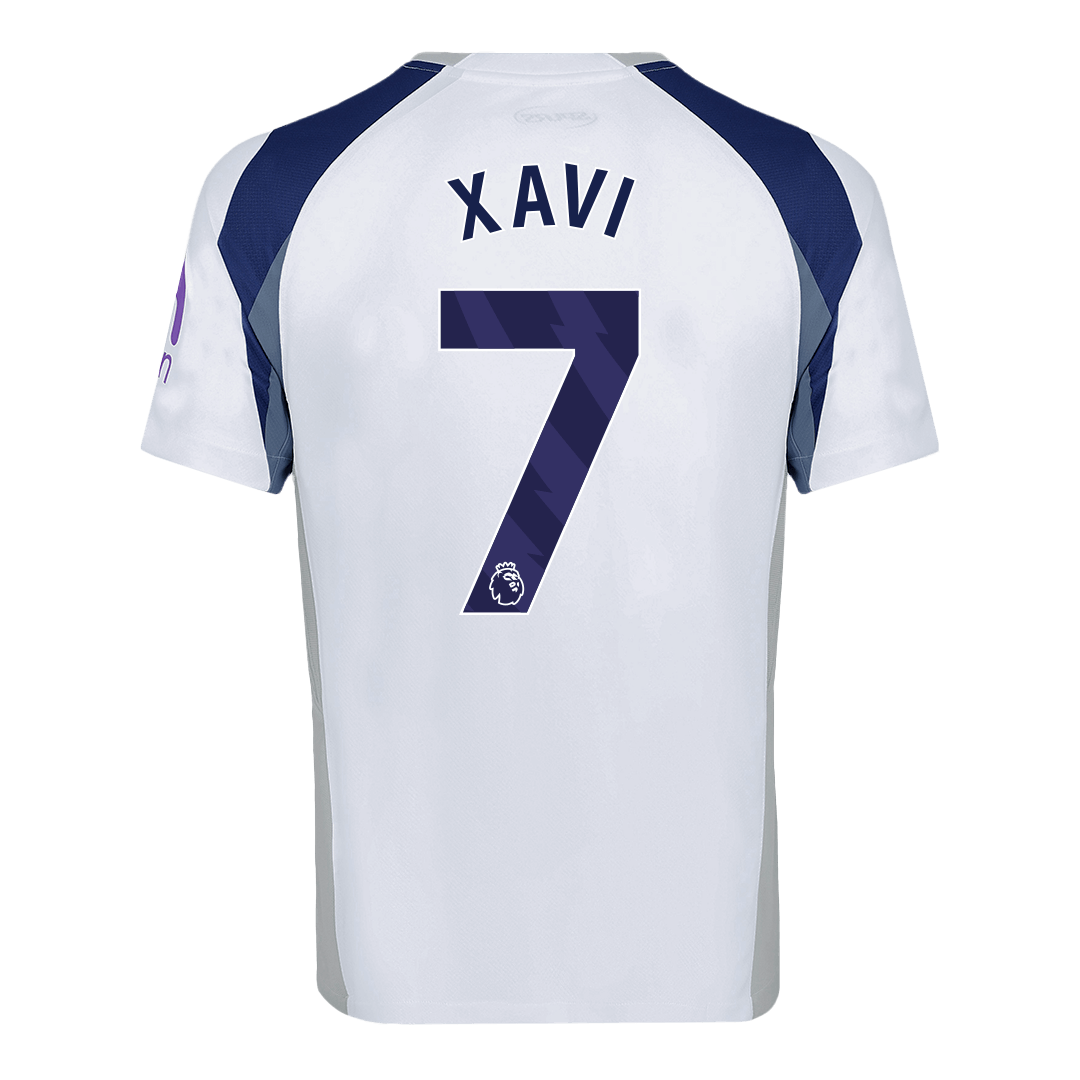 Camiseta de fútbol local XAVI #7 Tottenham Hotspur 2025/26 Blanca